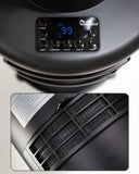 DR-991 - DR. INFRARED HEATER DR-991 Portable Electric Fireplace Space Heater w/ Humidifier & Remote, Infrared Heat, 3D Flame Effect, Timer, Quiet, 1500W, ETL Listed, Freestanding, LED Display