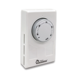 Dr. Infrared Heater DR-001 Wall Thermostat 4 wires single or Double poles 120-277V 3360-7756W, White