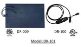 Dr Infrared Heater DR-009 Heated Rubber Snow & Ice Melting Mat, 300W, 40x23 Inches *Mat Only* Add-On