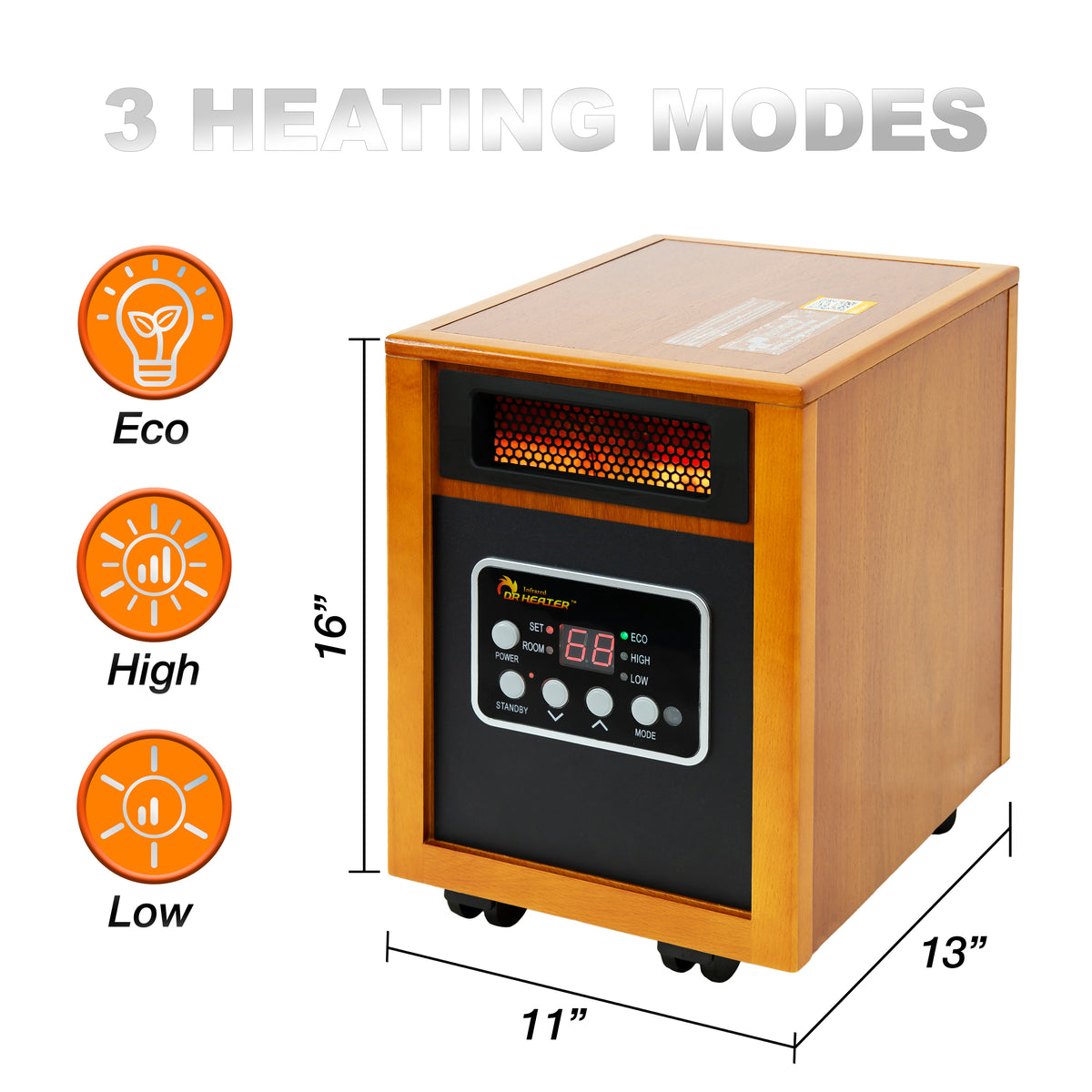 Infrared Heater DR968 Original Heater - Main Image