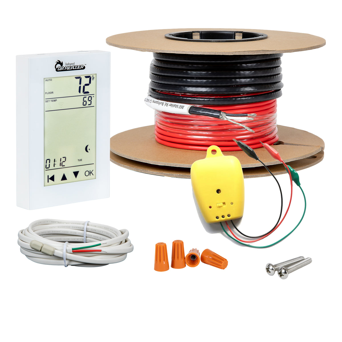 Dr Infrared Heater Electric Radiant Floor Heating Cable Kit