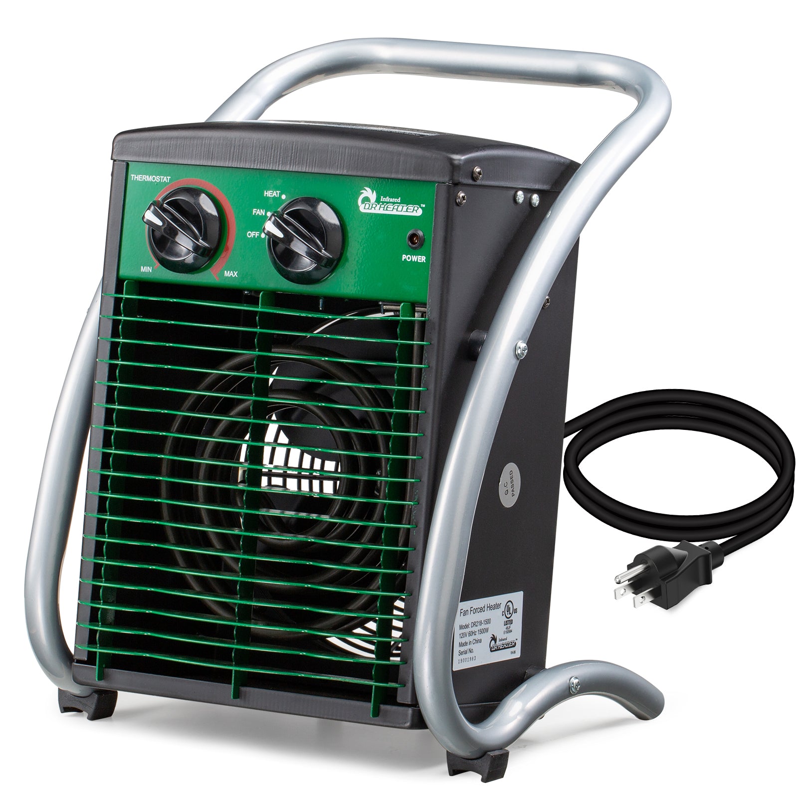 Dr. Infrared Heater DR-218 Greenhouse Garage Workshop Heater