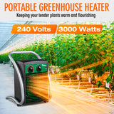 Dr. Infrared Heater DR-218 Greenhouse Garage Workshop Heater, 1500W/3000W