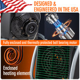 Dr. Infrared Heater DR-218 Greenhouse Garage Workshop Heater, 1500W/3000W