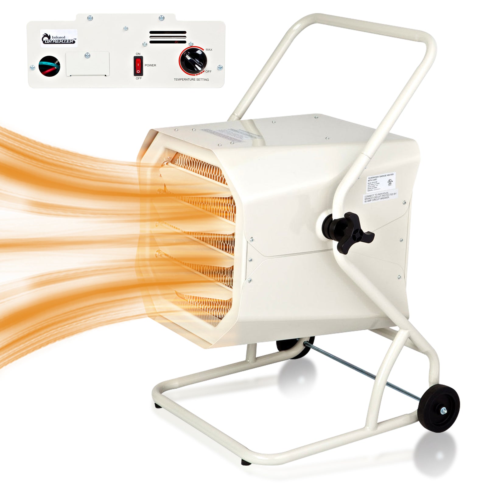 Dr. Infrared Heater DR-910M 10000-Watt 240-Volt Heavy-Duty Hardwired S