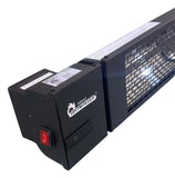 DR-245 - DR. INFRARED HEATER 4500W Electric Infrared Patio Heater, Wall/Ceiling Mount, IPX2 Weatherproof, 208V-240V, Remote Control for Patio, Workshop, Restaurants & Outdoor Dining