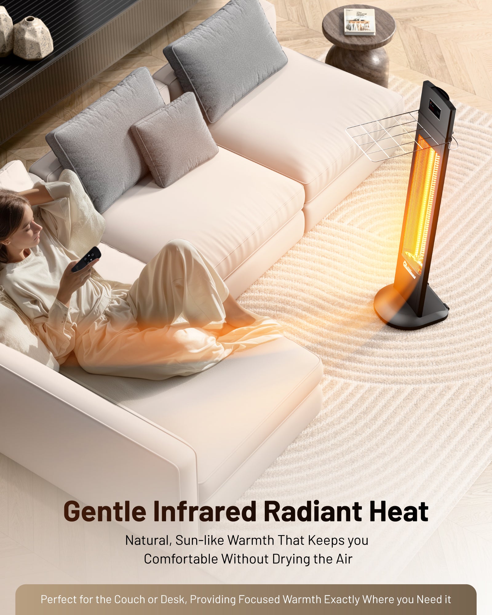 DR-298 - DR. INFRARED HEATER DR-298 Freestanding Portable Infrared
