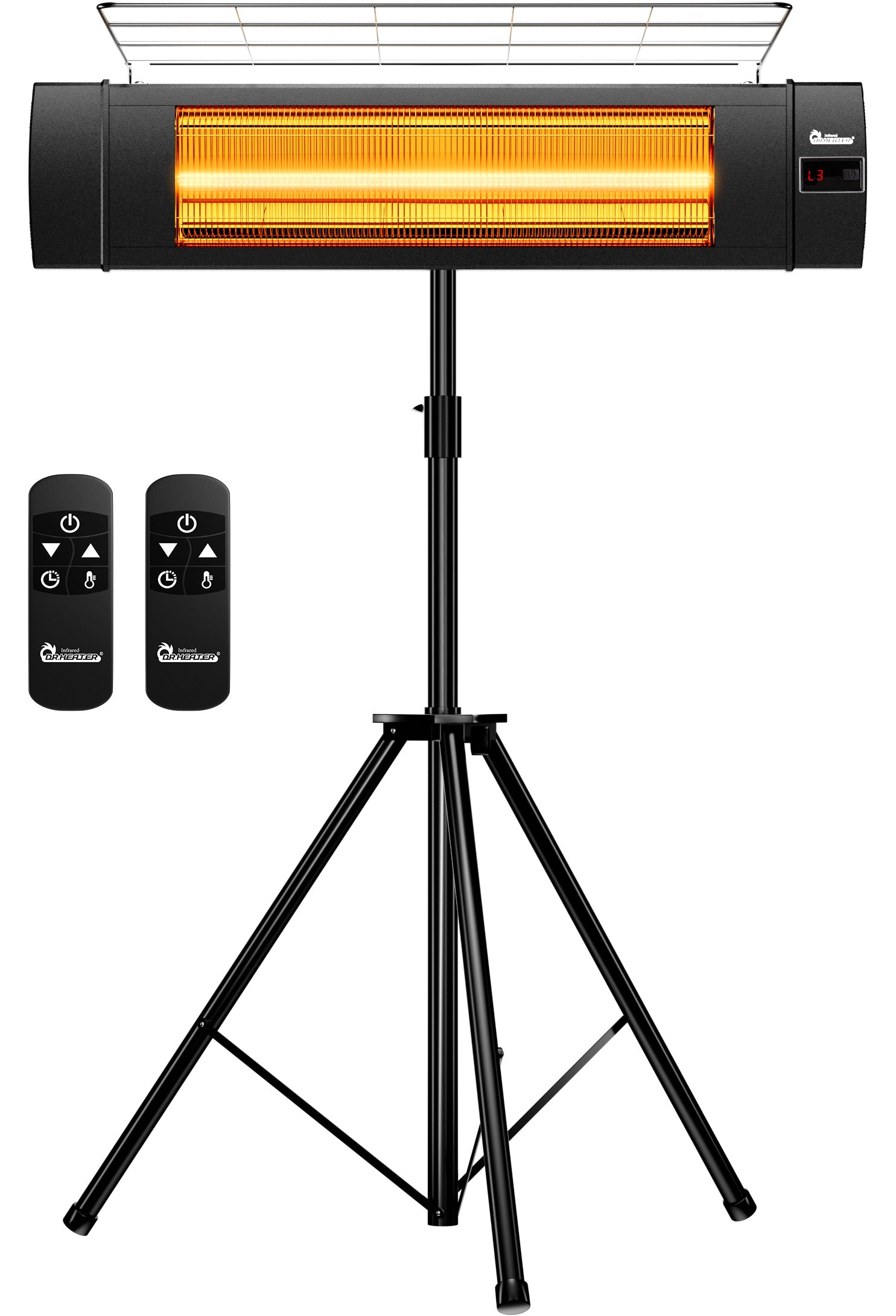 DR INFRARED HEATER DR-338 Carbon Infrared Patio Heater with Tripod