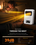 DR-908W - Infrared Heater with WiFi - Wall Heater - Electric Heaters for Indoor Use, Bedroom, Small Room,- Energy Saving 1500 Watt PTC Quartz Heater - Wall Mounted Radiant Heater