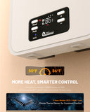 DR-908W - Infrared Heater with WiFi - Wall Heater - Electric Heaters for Indoor Use, Bedroom, Small Room,- Energy Saving 1500 Watt PTC Quartz Heater - Wall Mounted Radiant Heater