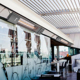 DR-298 - DR. INFRARED HEATER DR-298 Freestanding Portable Infrared Space Heater, 1500W Indoor Outdoor Use, Wall/Ceiling Mountable, Remote Control, 3 Heat Settings, Timer, Tip-Over & Overheat Protection, Black