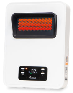 Dr Infrared Heater DR-908 HeatStyle 2-Way Wall Mount or Portable Space Heater, Energy Saving Dual-Heat System, Child and Pet Safe, Powerful 1500 Watt Space Heater