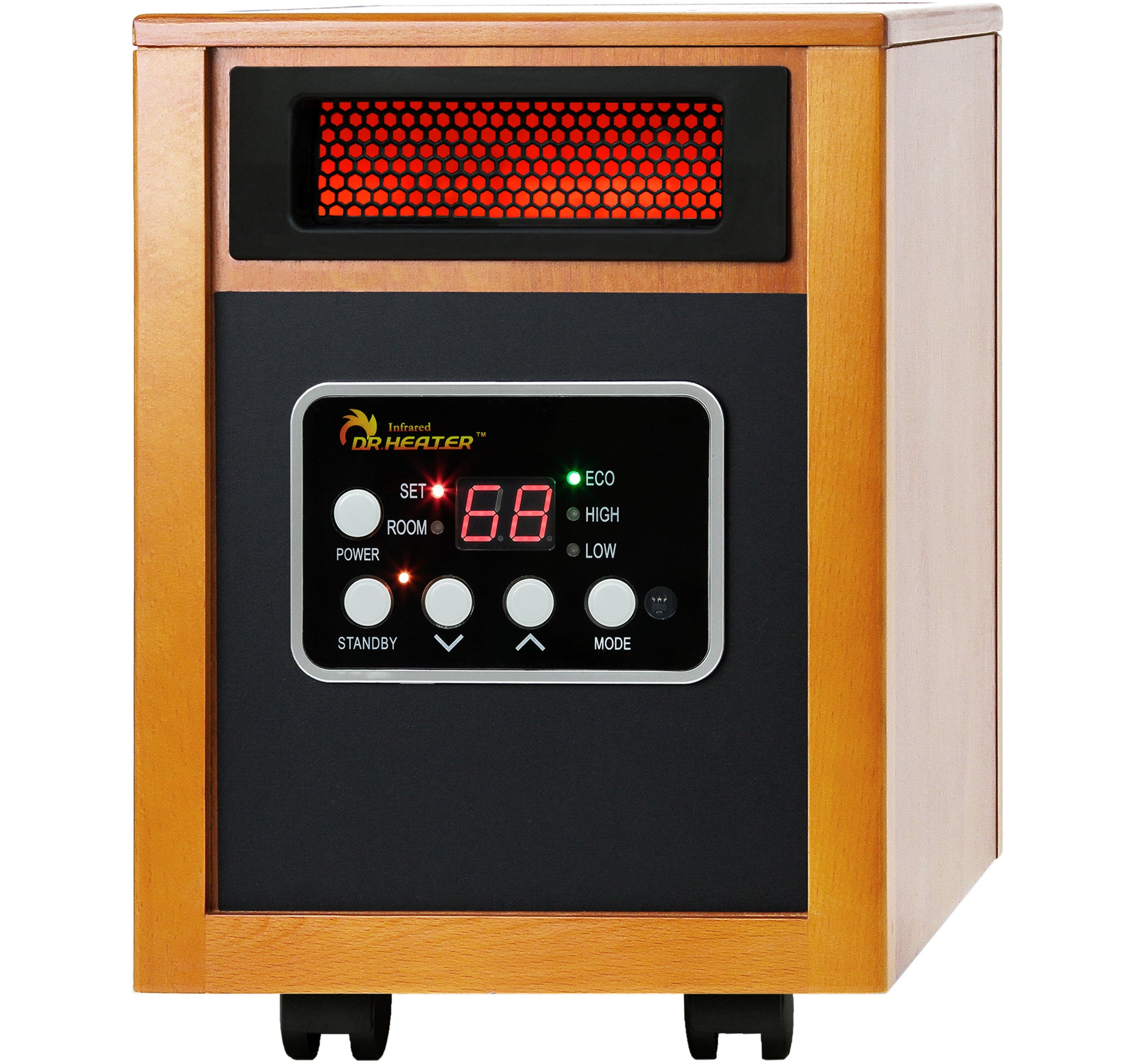 Small Space Heater for Indoor Use | 500W Electric Portable Heater with Thermostat (Plug Type: US Plug)