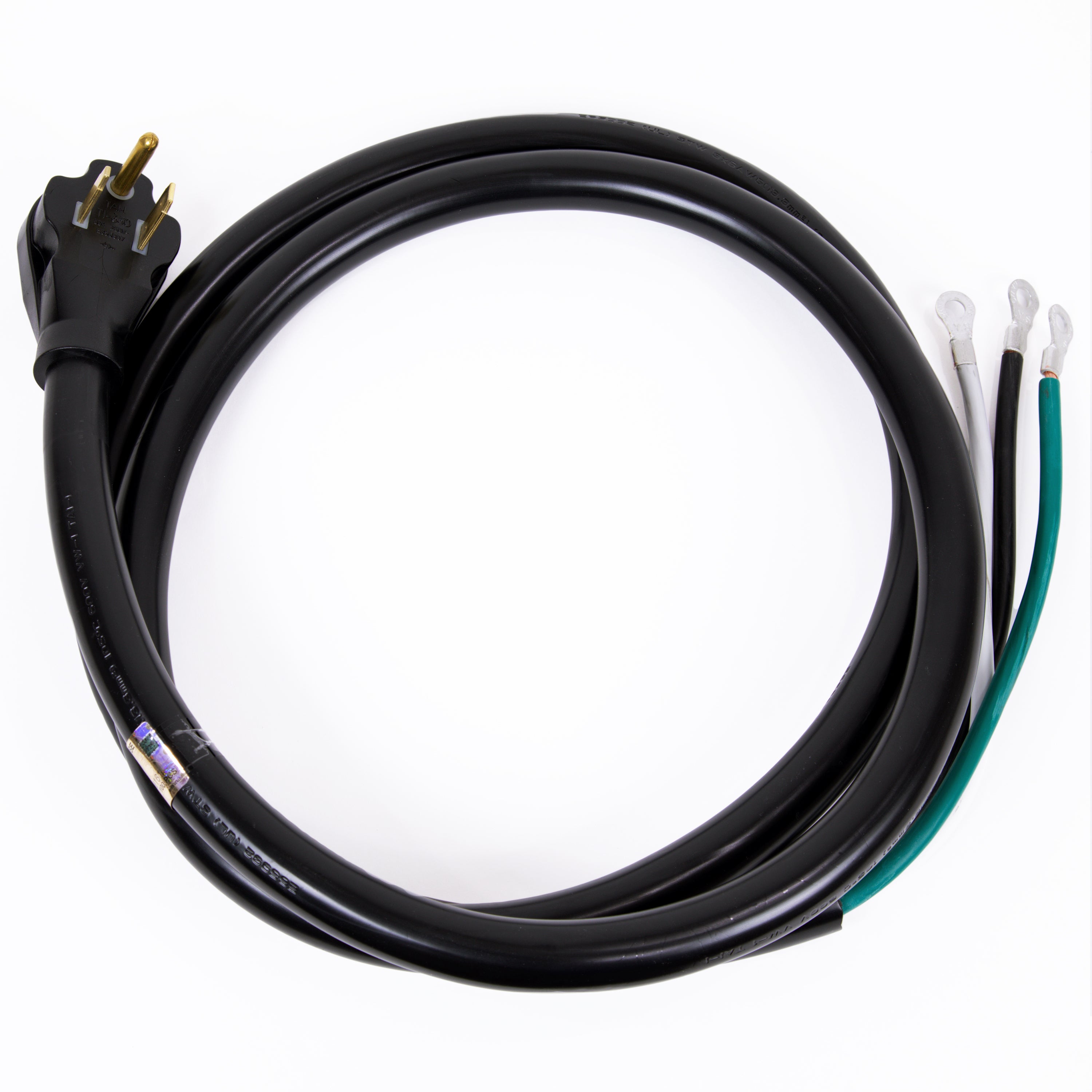 電気ヒーター majour Power Cord with NEMA 6-50P Plug Open End with Eyelet 6-2 Gauge UL