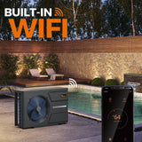DR. Infrared Heater DR-650HP Full DC Inverter 65,000 BTU Pool Heat Pump for In-Ground and Above-Ground Swimming Pools, WiFi Smart Control via APP