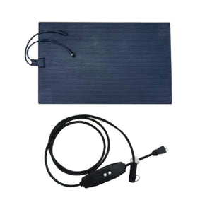 Dr Infrared Heater DR-101 Heated Rubber Snow Melting Mat, 300W, 40x23 inches with 10-FT GFCI Cable